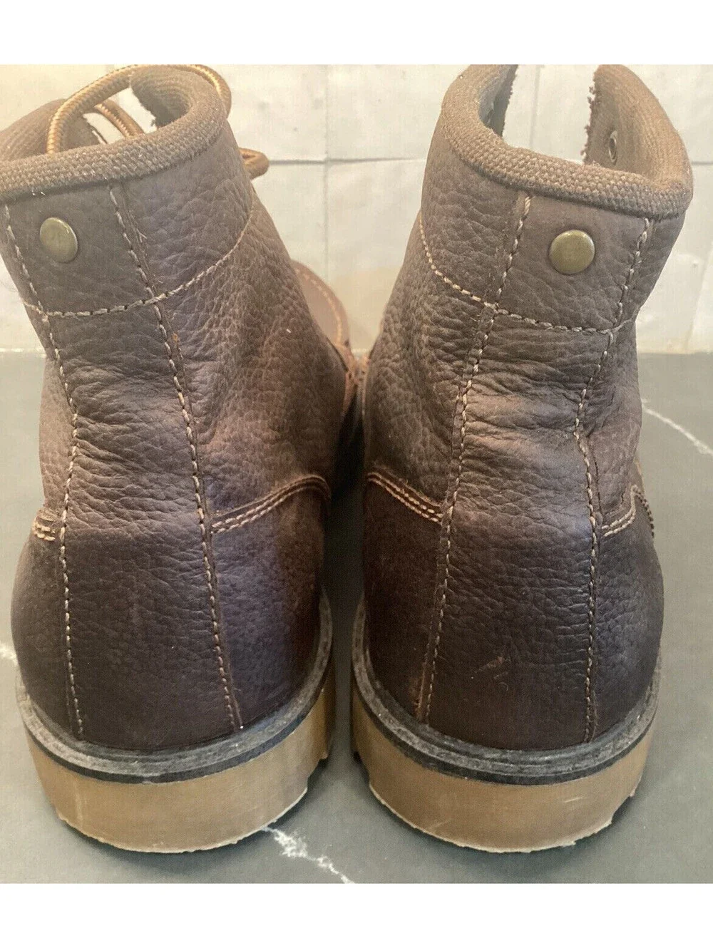 J. Murphy 12M Full Grain Leather Boots 59-31837 Men's Lace Up  Johnston & Murphy